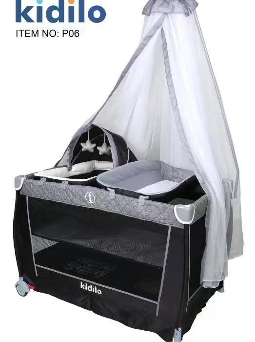 0 - 3 years play yard plastic baby safety playpen baby travel cot