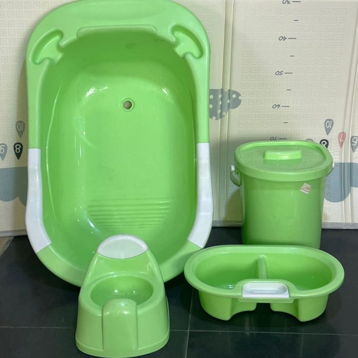 4 PCS BABY BATH SET
