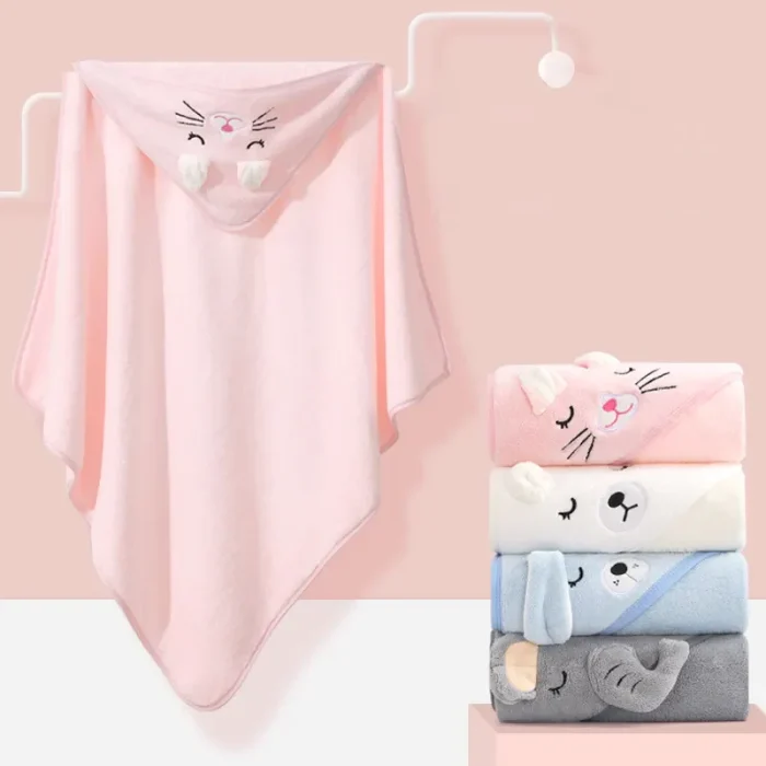 BABY BATH TOWEL - BLUE