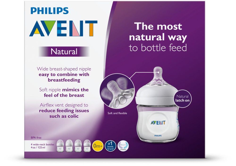 Philips Avent Natural Easy to combine with breastfeeding