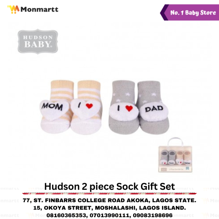 HUDSON 2 PIECE SOCK GIFT SET