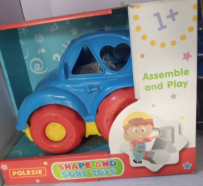 POLESIE ( SHAPE AND SORT TOYS) ASSEMBLE AND PLAY