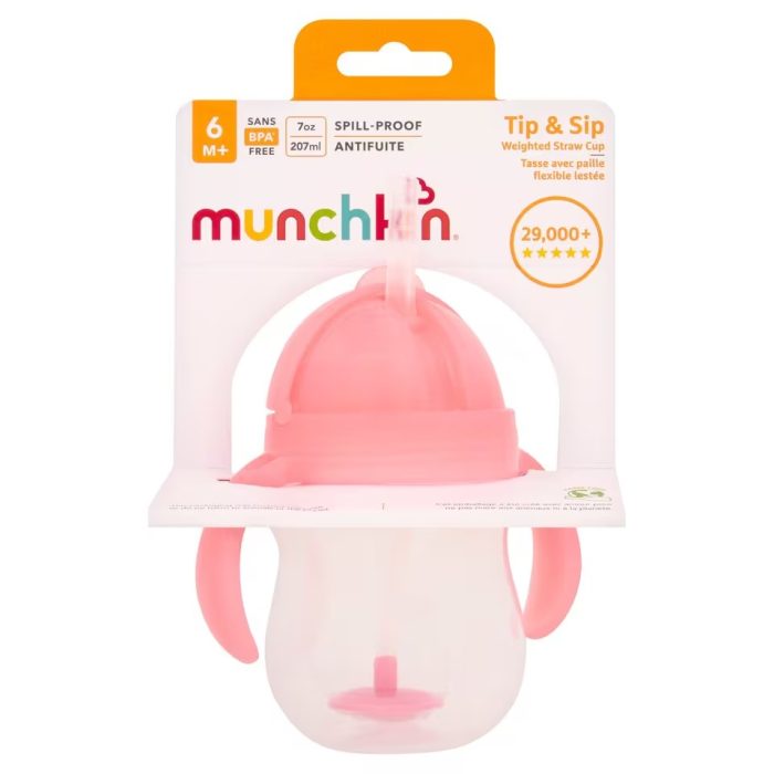 MUNCHKIN TIP AND SIP INSULATED STRAW CUP