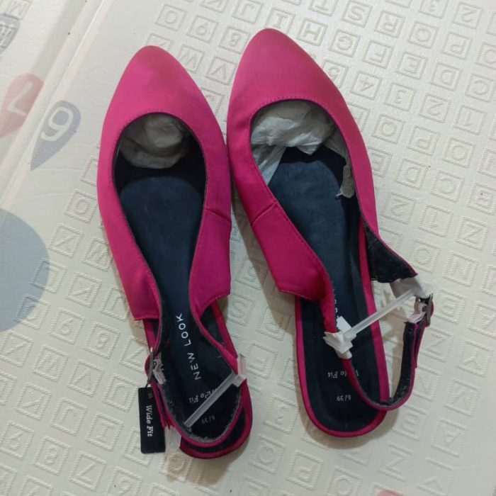 NEW LOOK PINK FLAT SHOE SIZE 39
