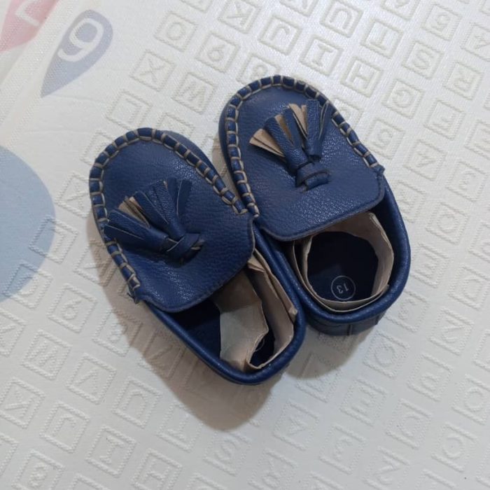 BLUE BABY SHOE- SIZE 13