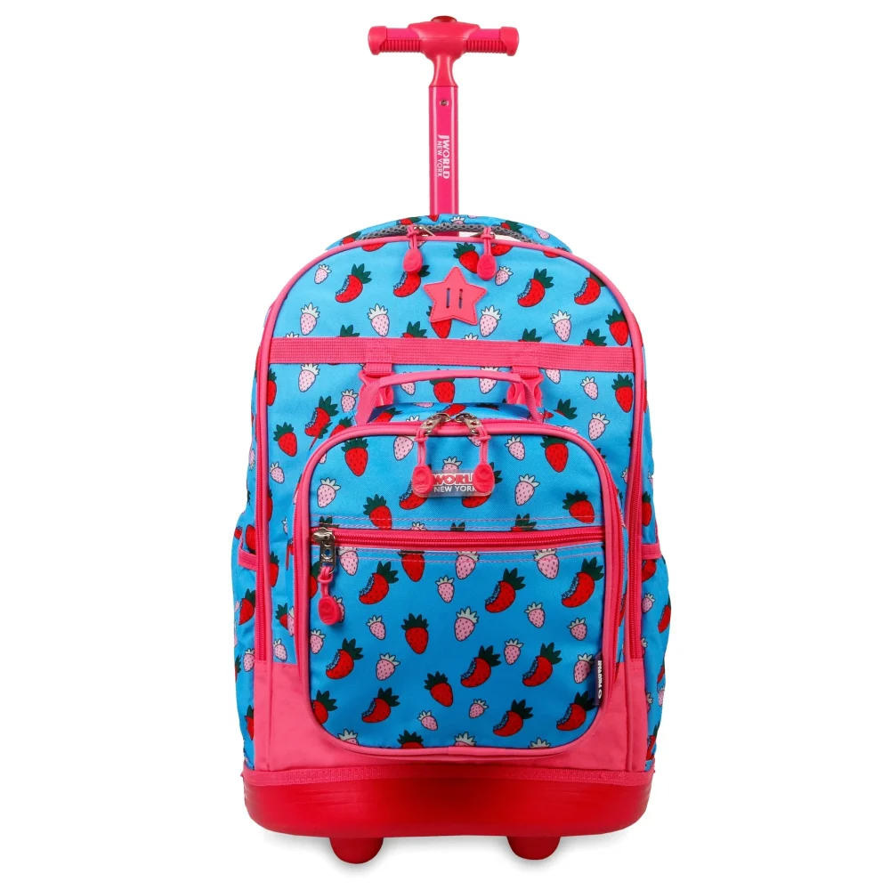 J WORLD KID DUO ROLLING BACKPACK AND LUNCH BAG
