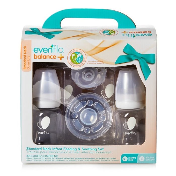 Evenflo standard neck infant feeding &soothing set