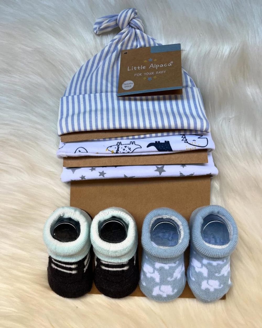 HUDSON BABY 4 PCS CAP AND SOCKS SET - Image 2